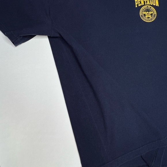 Vintage 90’s GEAR FOR SPORTS Pentagon Men’s T Shirt Sz Med Blue Short Sleeve - Picture 6 of 6